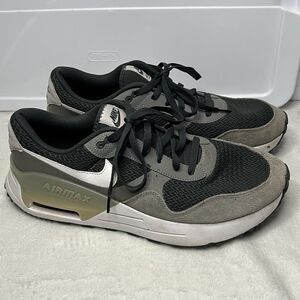 Nike Men's Air Max SYSTM Dark Smoke Gray Running Shoes Sneakers Size 14 Athletic